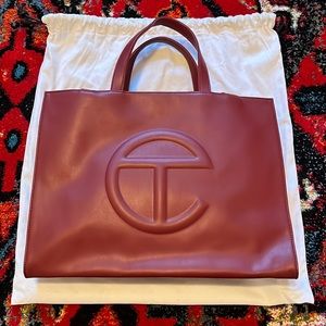 Telfar Medium Shopping Bag - Oxblood